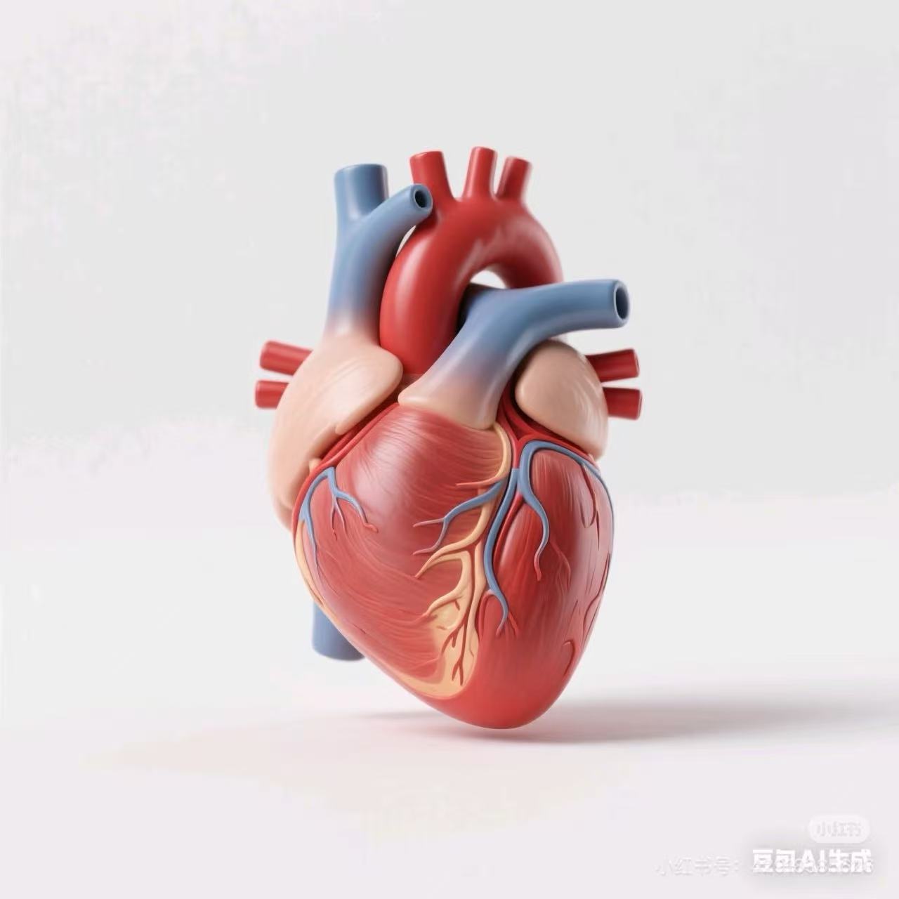 心脏解剖结构示意图 1